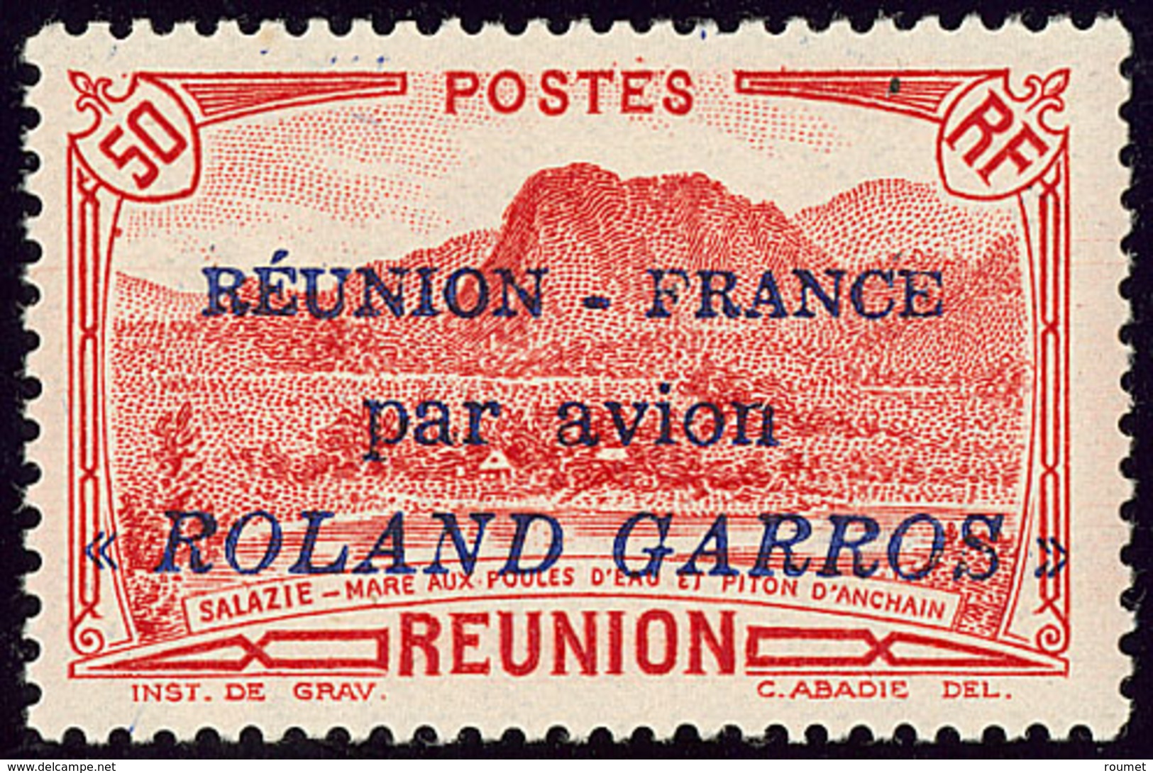 ** Poste Aérienne. Roland-Garros. No 1. - TB - Other & Unclassified