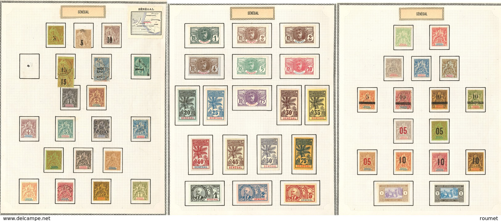 * Collection. 1887-1944 (Poste, PA, Taxe), Quasiment Complète Dont Des Ex Obl. - TB - Other & Unclassified