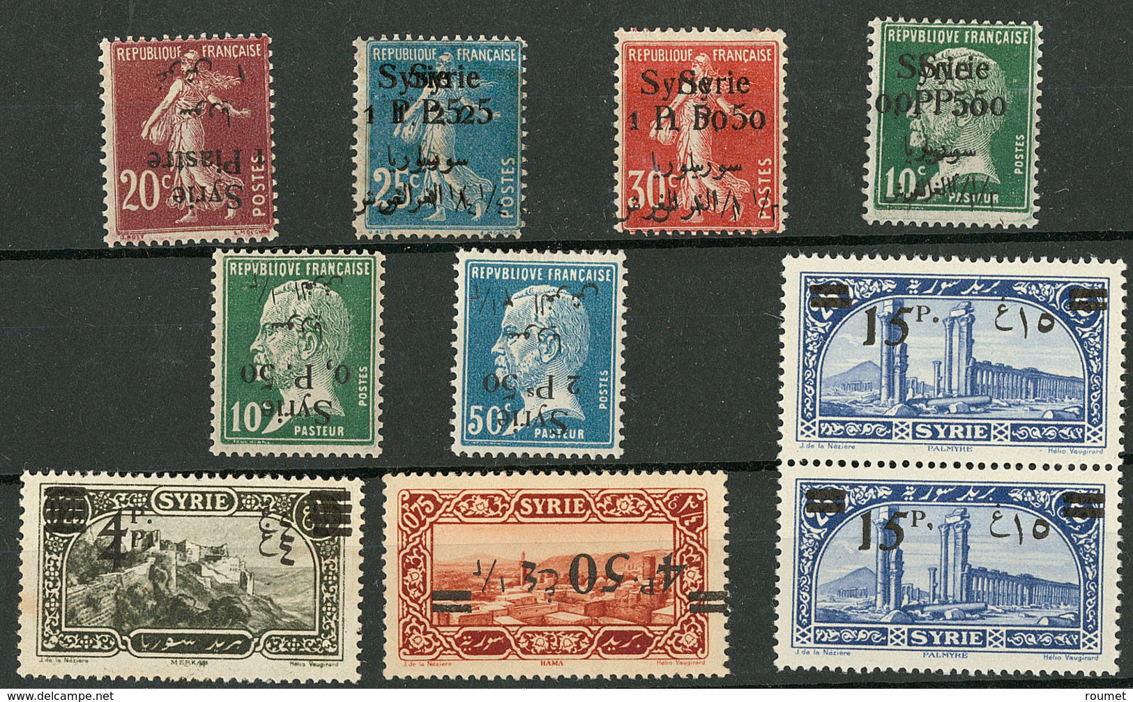 * Variétés. Nos 130 à 132, 143(2), 147, 180, 181, 183(2). - TB (cote Maury) - Other & Unclassified