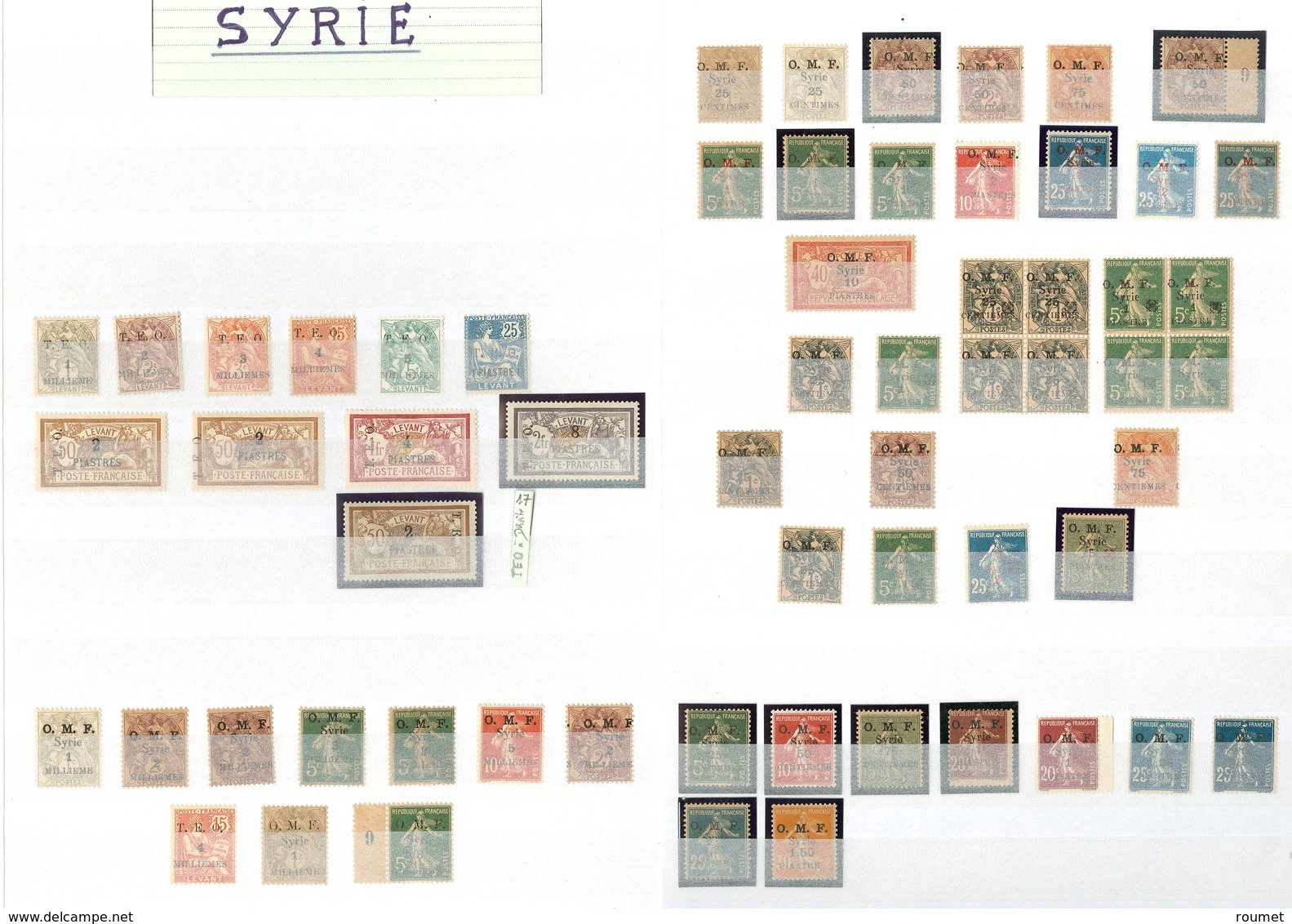 ** Collection. 1919-1944 (Poste, PA, Taxe), Des Valeurs Moyennes Et Séries Complètes, Diverses Nuances, Petites Variétés - Other & Unclassified