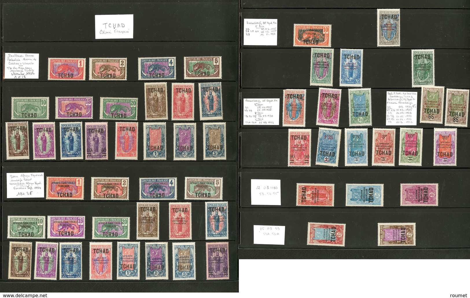 ** Collection. 1922-1933, (Poste, Taxe), Complète. - TB - Other & Unclassified