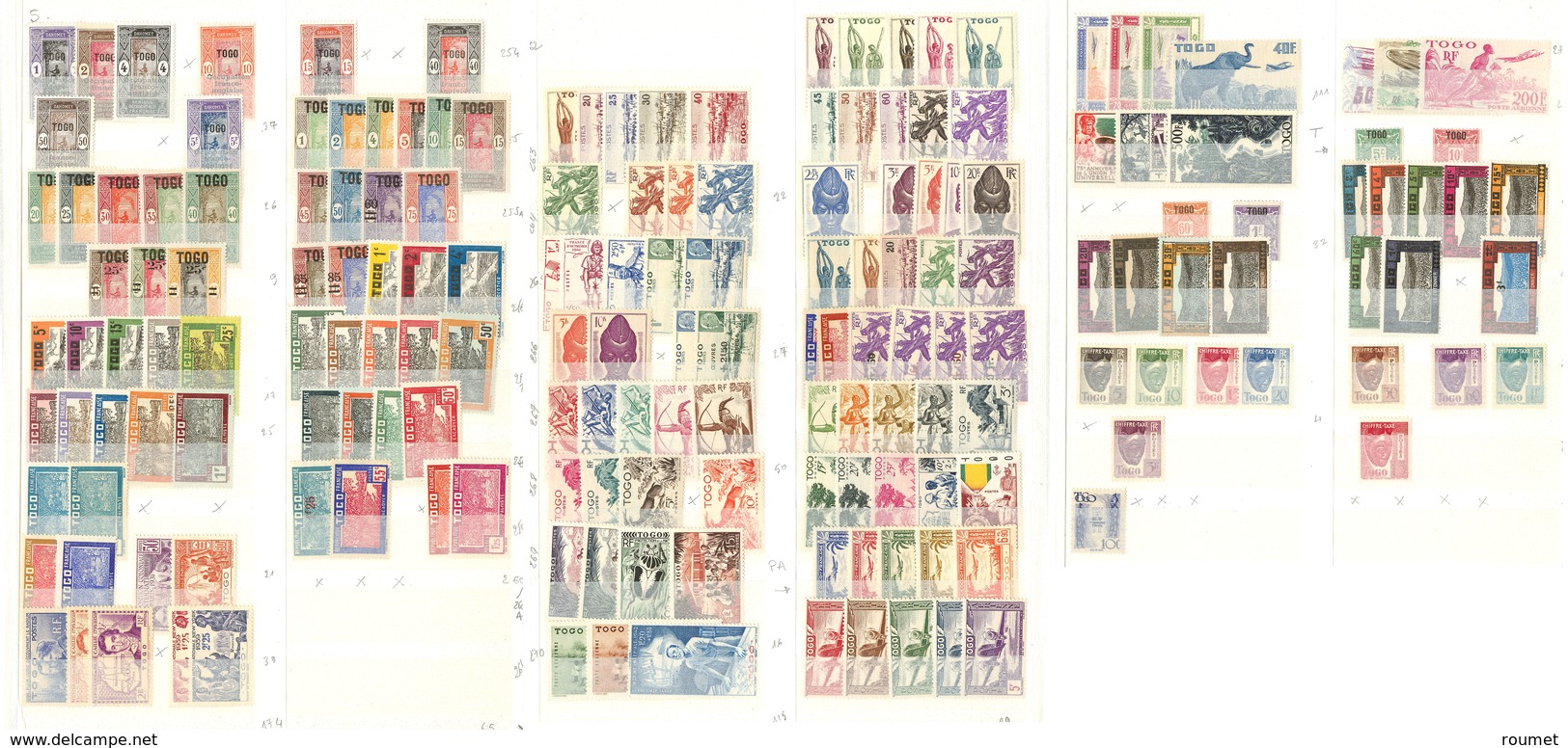 ** Collection. 1916-1954 (Poste, PA, Taxe), Valeurs Moyennes Et Séries Complètes. - TB - Other & Unclassified