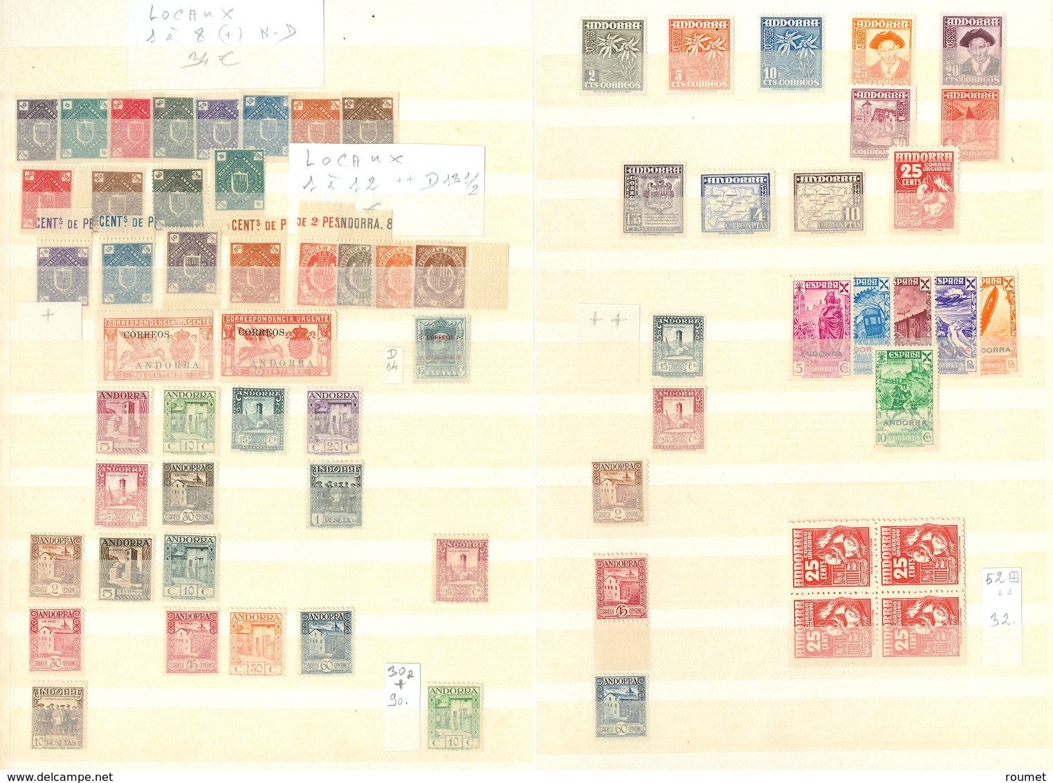 ** Collection. 1928-2005 (Poste, BF), Des Valeurs Moyennes Et Des Ex * Avant 1948. - TB - Sonstige & Ohne Zuordnung