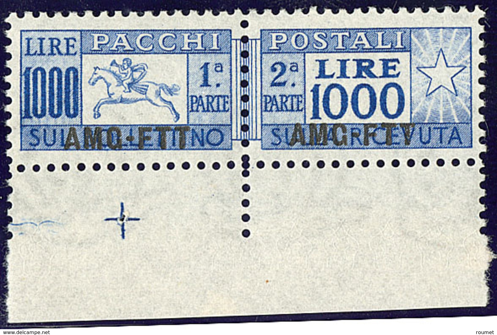 ** TRIESTE Zone A. Colis Postaux. No 19, Bdf. - TB - Mint/hinged