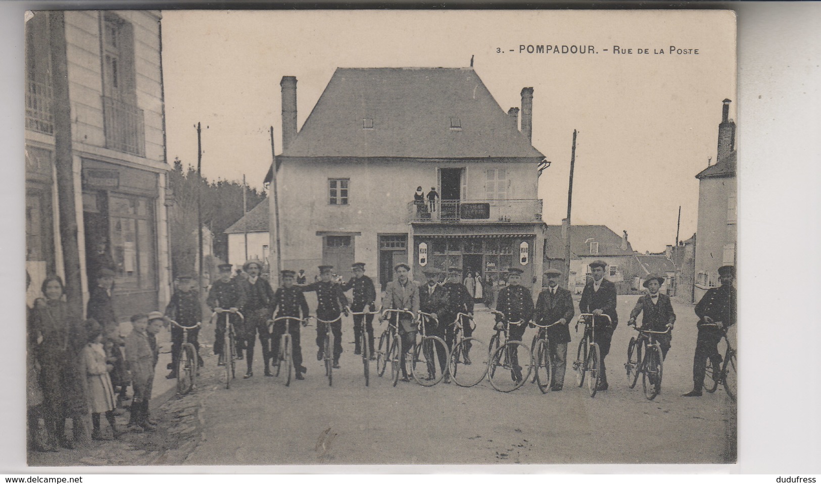 POMPADOUR    RUE DE LA POSTE         TRES RARE - Autres & Non Classés