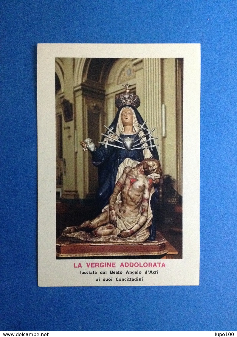 SANTINO HOLY CARD LA VERGINE ADDOLORATA - Santini