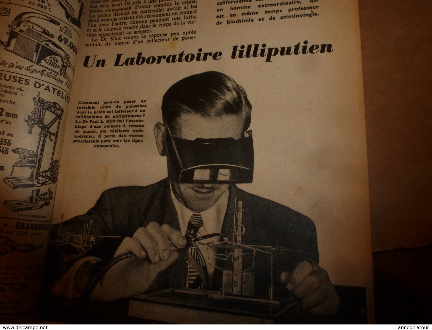 1951 MÉCANIQUE POPULAIRE:Faire Sa Maison; Construction D'une Maison En Contre-plaqué;Faire Durer Le Gouttières ;etc - Other & Unclassified