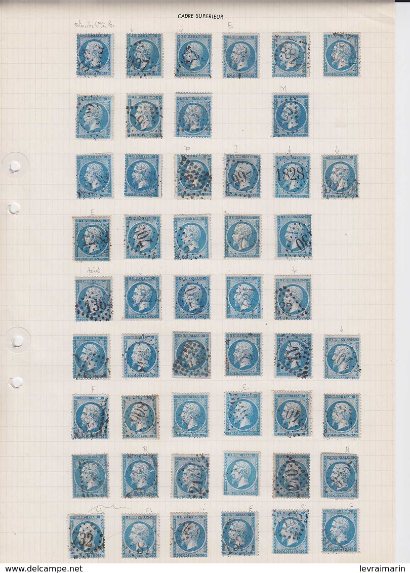 n°22 fantastique collection de variétés Suarnet, au total 252 timbres et 17 lettres, RRRRR.