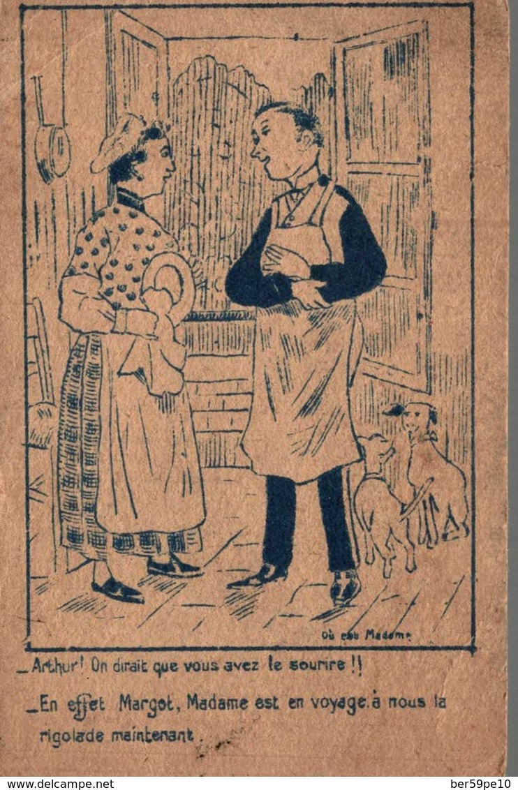 CHROMO CORDONNERIE FRANCAISE PARIS  ARTHUR ON DIRAIT QUE VOUS AVEZ LA SOURIRE ! EN EFFET... - Autres & Non Classés