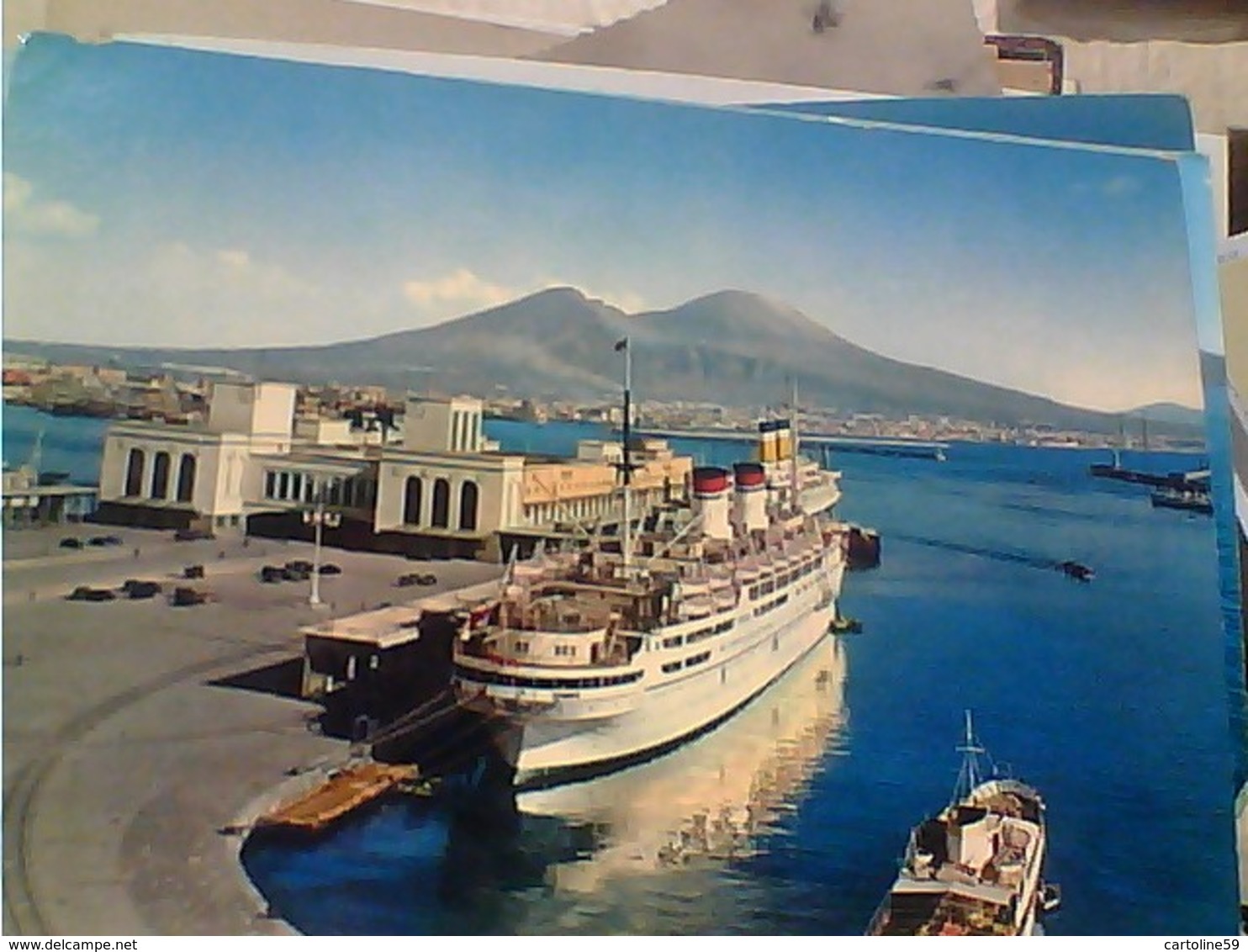 7 CARD NAPOLI PIAZZA BORSA  PIN UP CASTELLO PORTO NAVE CIRCOLO CANOTTIERI POSILLIPO VIA PETRARCA VBN1960/77 HA7313 - Napoli