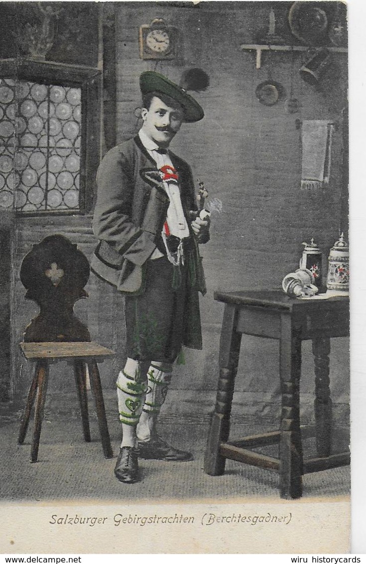 AK 0127  Salzburger Gebirgstrachten ( Berchtesgadner ) - Verlag Oeller Ca. Um 1910 - Costumes