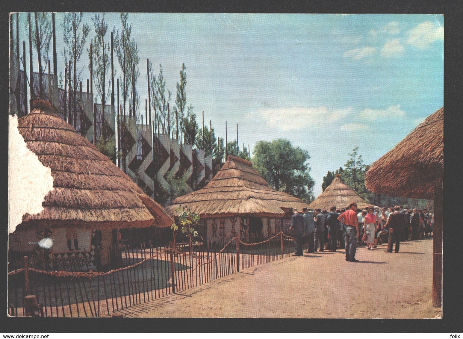 Brussel - Wereldtentoonstelling 1958 - Afdeling Van Belgisch Kongo En Ruanda-Urundi - Kongolese Tuin: Het Dorp - Expositions Universelles