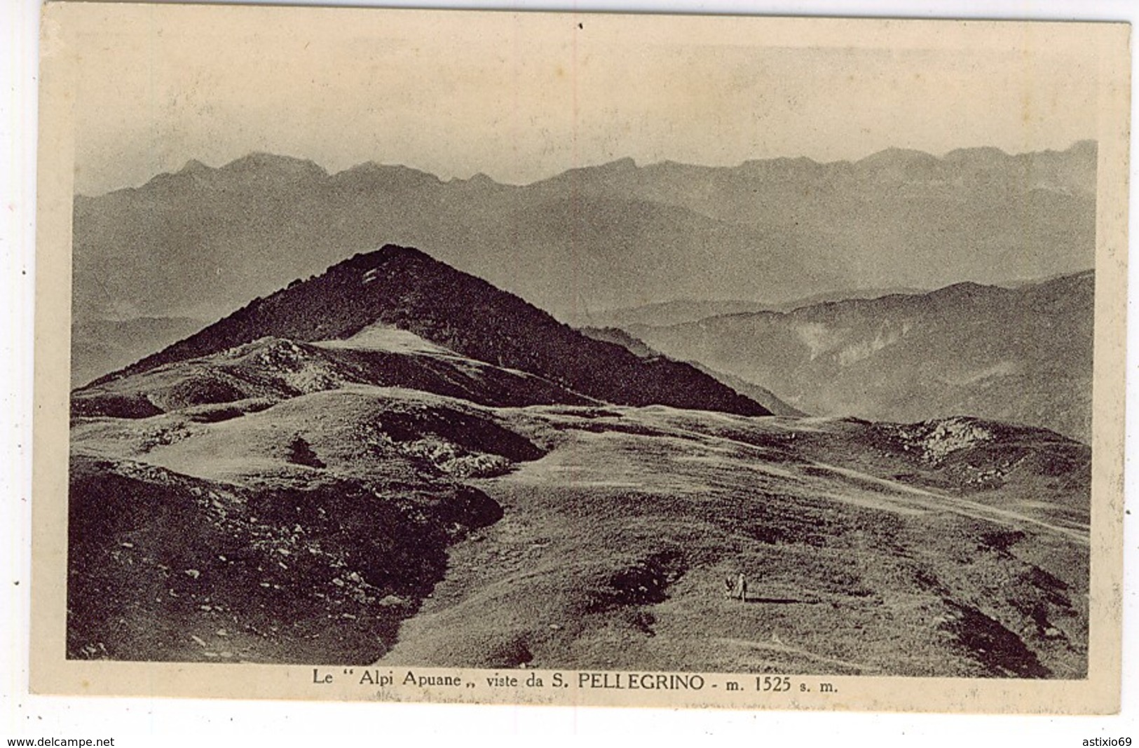 LE ALPI APUANE VISTE DA S. PELLEGRINO - Lucca