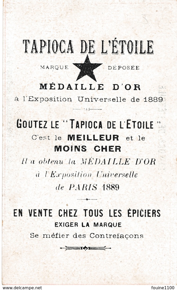 Chromo  Pompéï  Tapioca De L' étoile Médaille D'or à Exposition Universelle De 1889 Paris - Autres & Non Classés