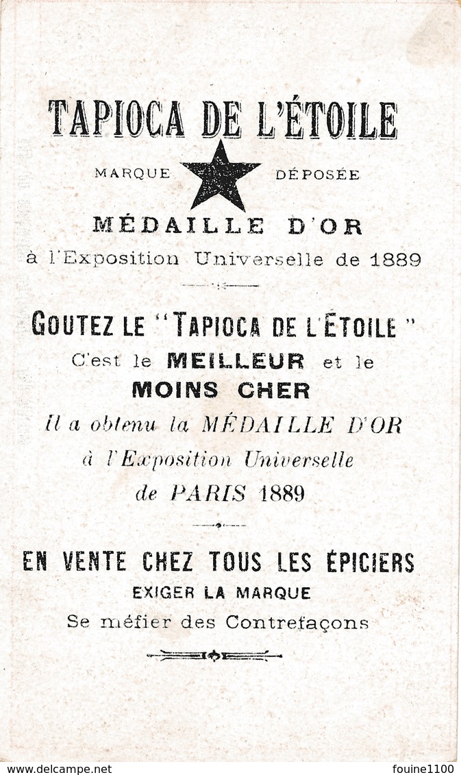 Chromo  Brésil   Tapioca De L' étoile Médaille D'or à Exposition Universelle De 1889 Paris ( Feu D'artifice ) - Autres & Non Classés
