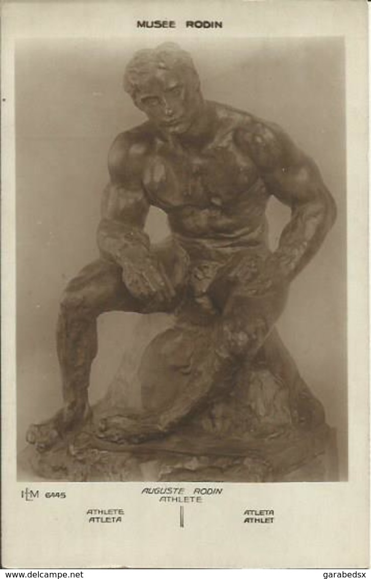 CPA - Musée Rodin - Auguste Rodin - Athlète. - Sculpturen