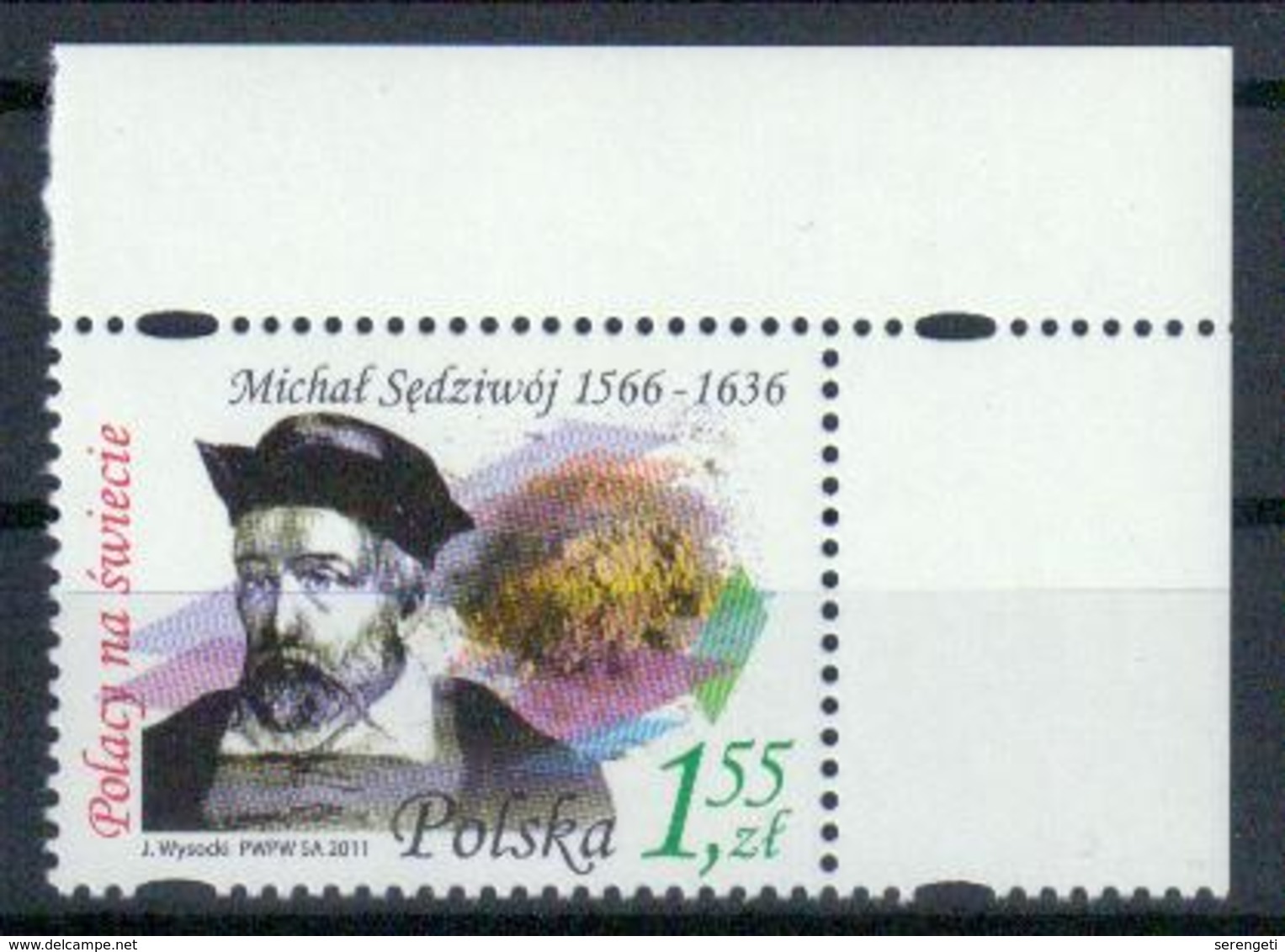 Polen 'Michael Sendivogius, Alchemist Chemiepionier' / Poland 'Sendivogius, Alchemist, Pioneer In Chemistry' **/MNH 2011 - Chemistry