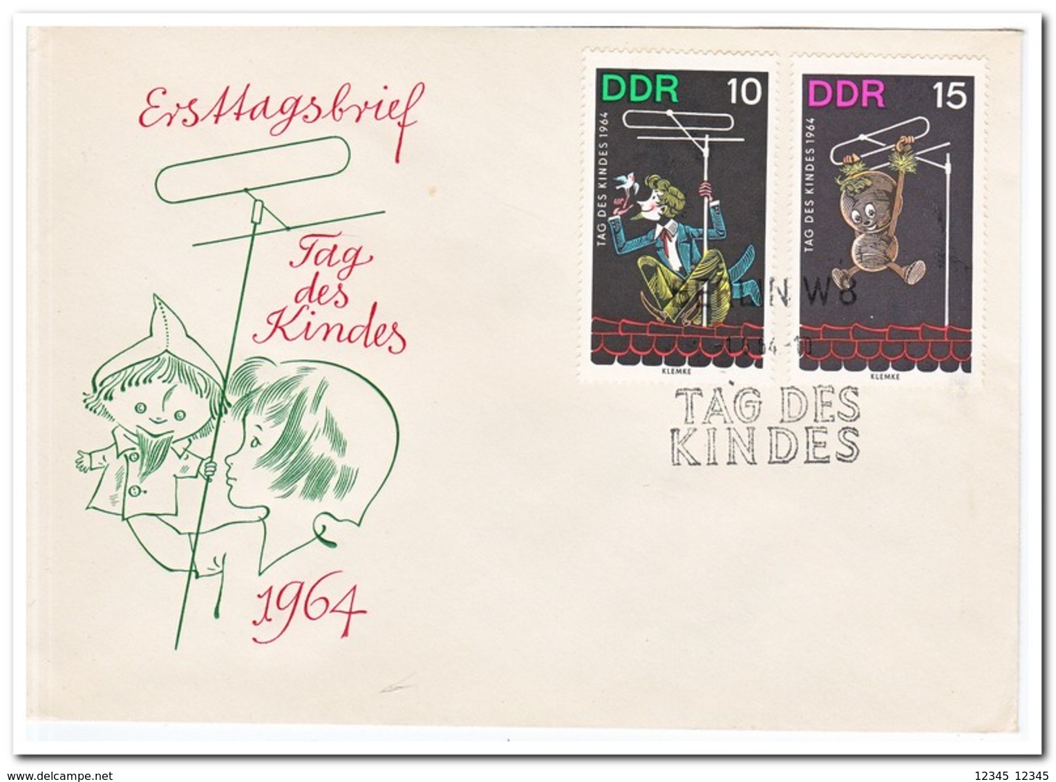 DDR 1964, FDC, Day Of The Child - Andere & Zonder Classificatie