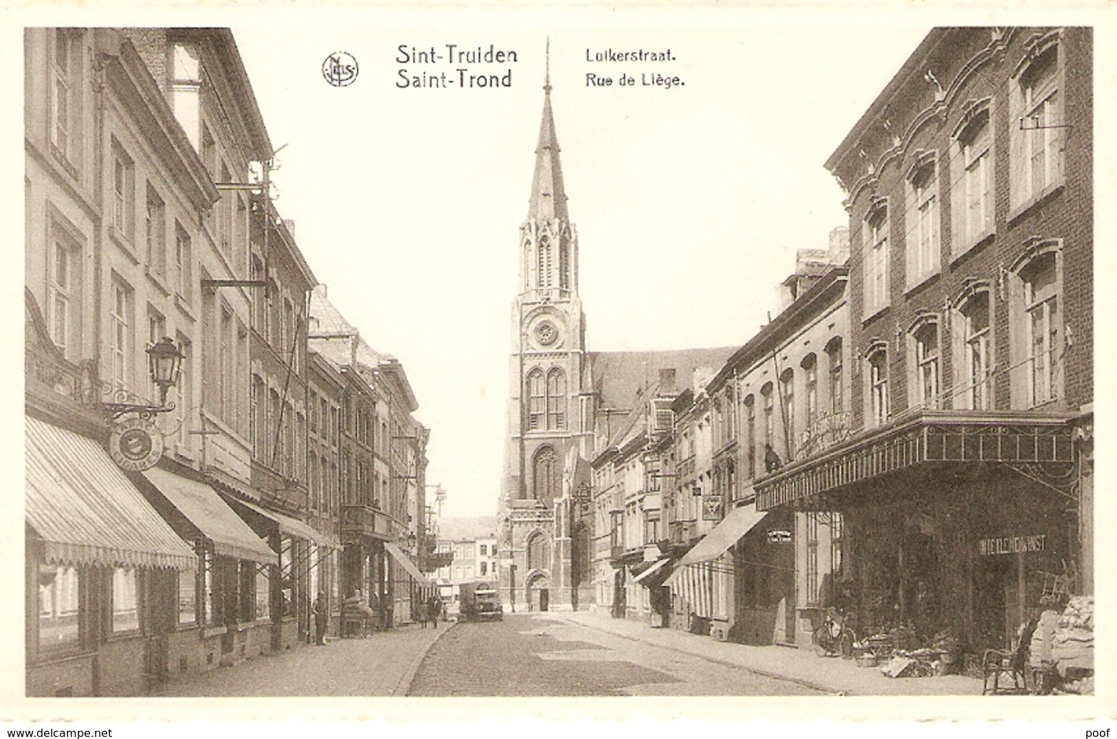 St-Trond / St-Truiden : Luikerstraat Met Winkels - Sint-Truiden