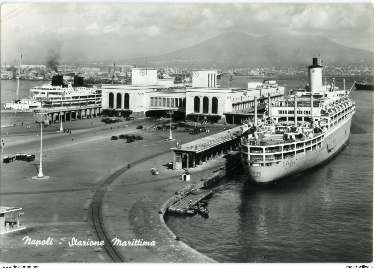 NAPOLI  Stazione Marittima  Nave SS Orsova  Paquebot  Ship - Napoli