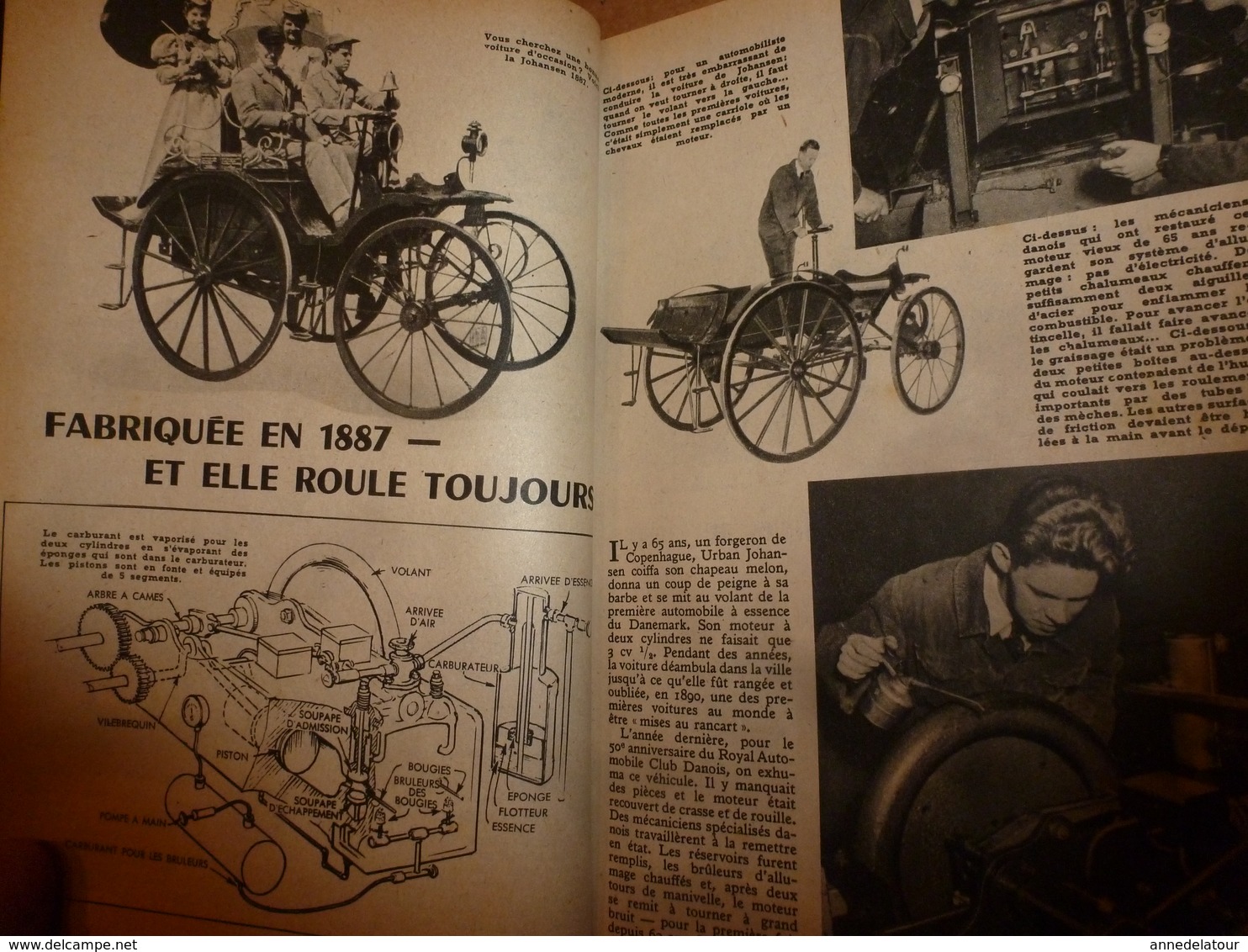 1952 MÉCANIQUE POPULAIRE:Les plantes se défendent contre les insectes;La soucoupe volante;Stop aux déperditions chal;etc