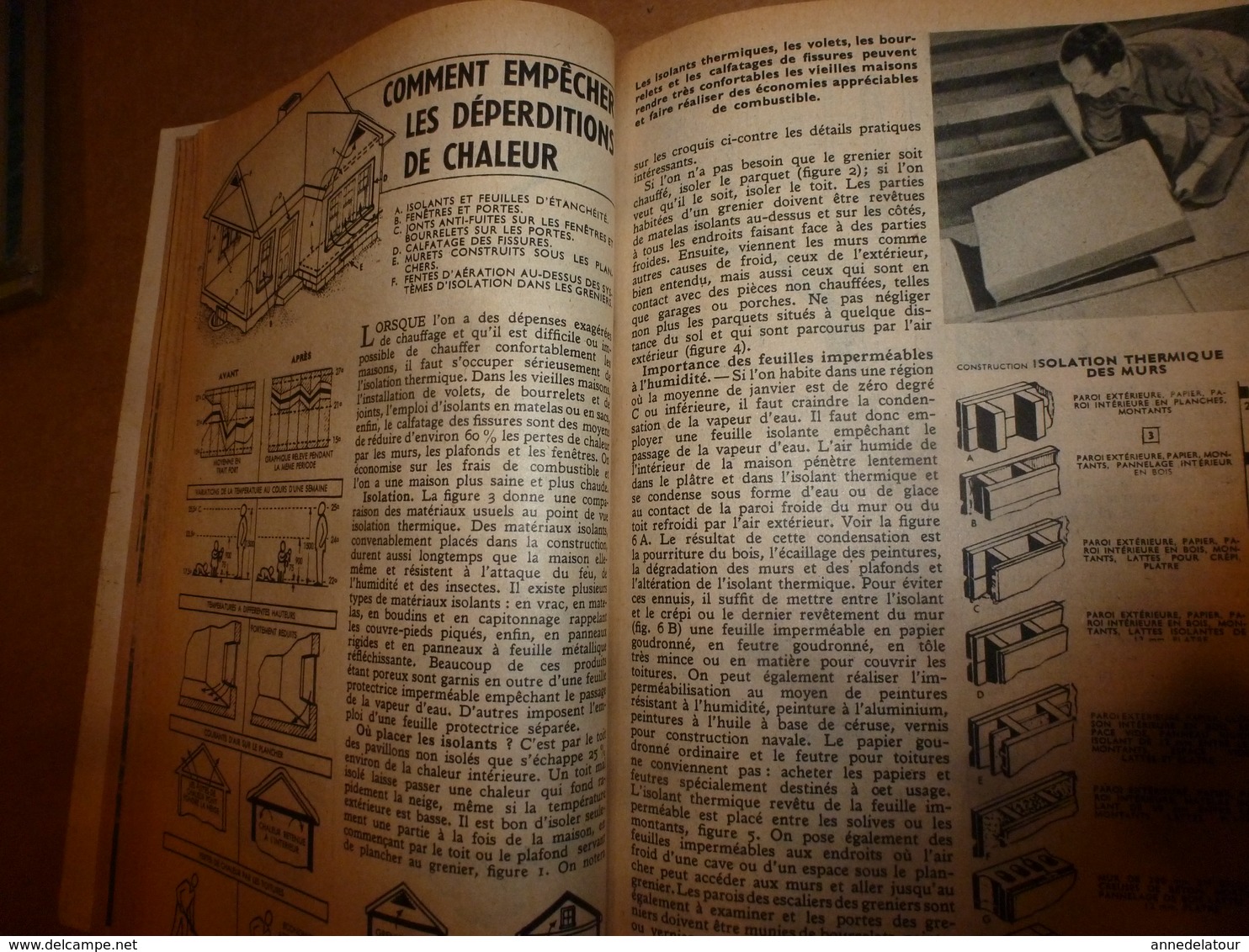 1952 MÉCANIQUE POPULAIRE:Les plantes se défendent contre les insectes;La soucoupe volante;Stop aux déperditions chal;etc