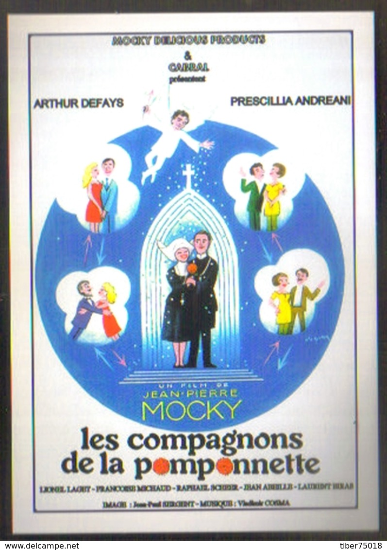 Carte Postale : Les Compagnons De La Pomponnette (cinema Affiche Film De Jean-Pierre Mocky) Illustration Léo Kouper - Kouper