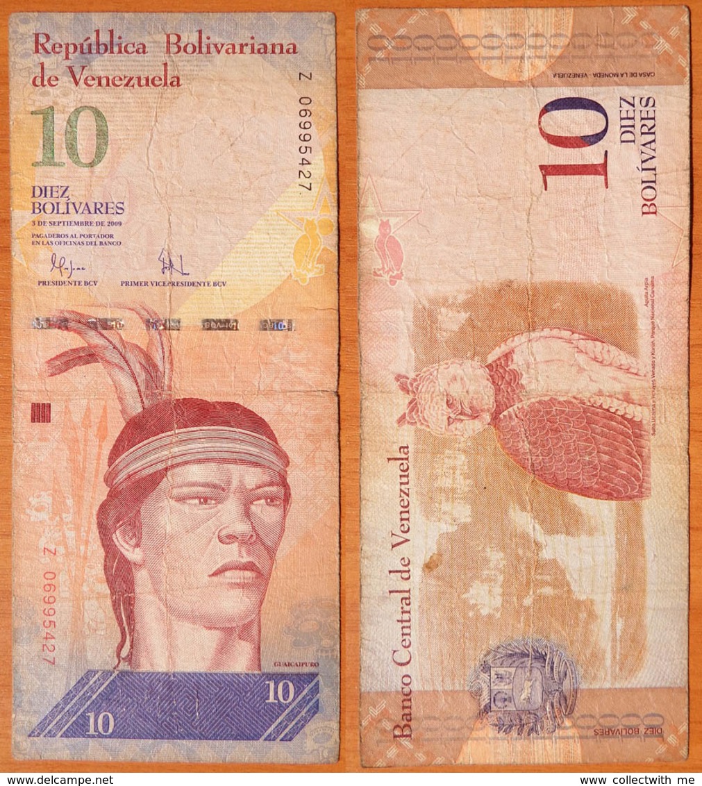 Venezuela 10 Bolivares 2009 Replacement - Venezuela