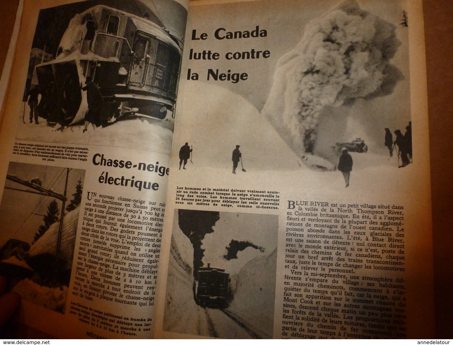 1952 MÉCANIQUE POPULAIRE:La taconite sera le fer de demain;Les couverts en bois;Le Canada lutte contre la neige; etc