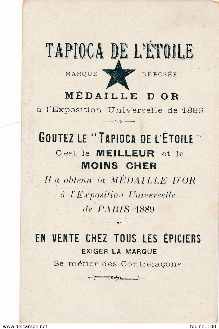 Chromo ANGLETERRE Tapioca L' étoile Médaille D'or à Exposition Universelle De 1889 Paris Chasse à Courre Aviron Cricket - Autres & Non Classés