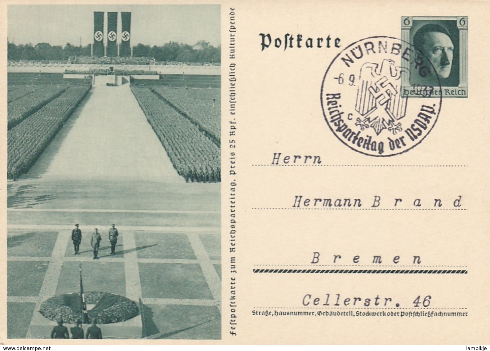 Deutsches Reich Postkarte P264/01 1937 - Briefe U. Dokumente