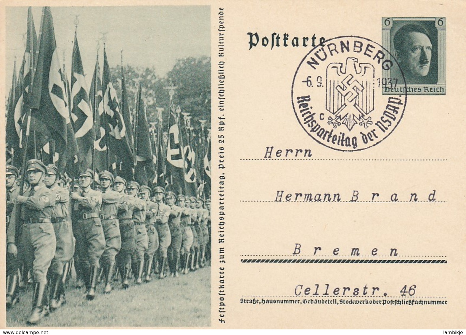 Deutsches Reich Postkarte P264/04 1937 - Briefe U. Dokumente