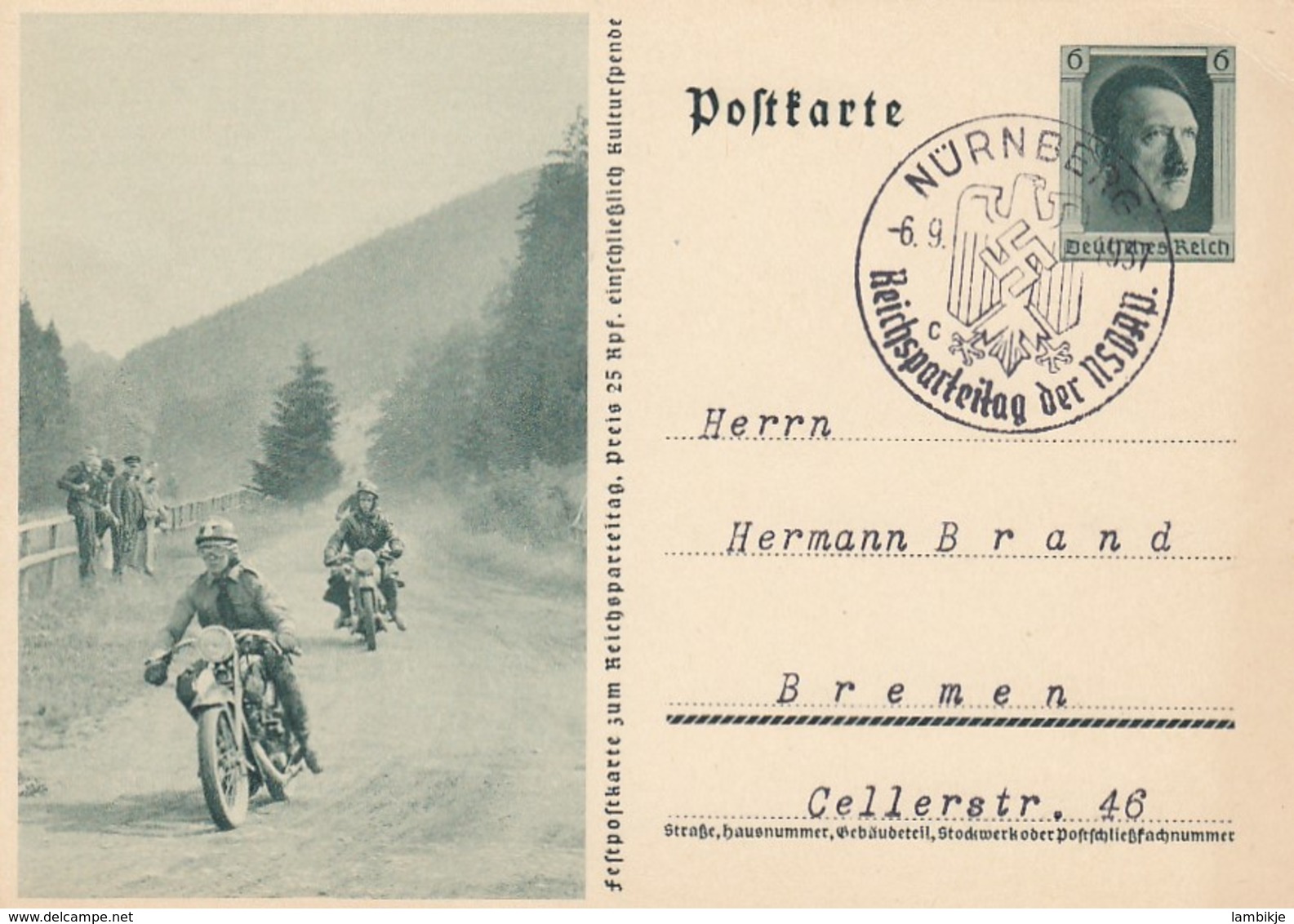 Deutsches Reich Postkarte P264/05 1937 - Briefe U. Dokumente