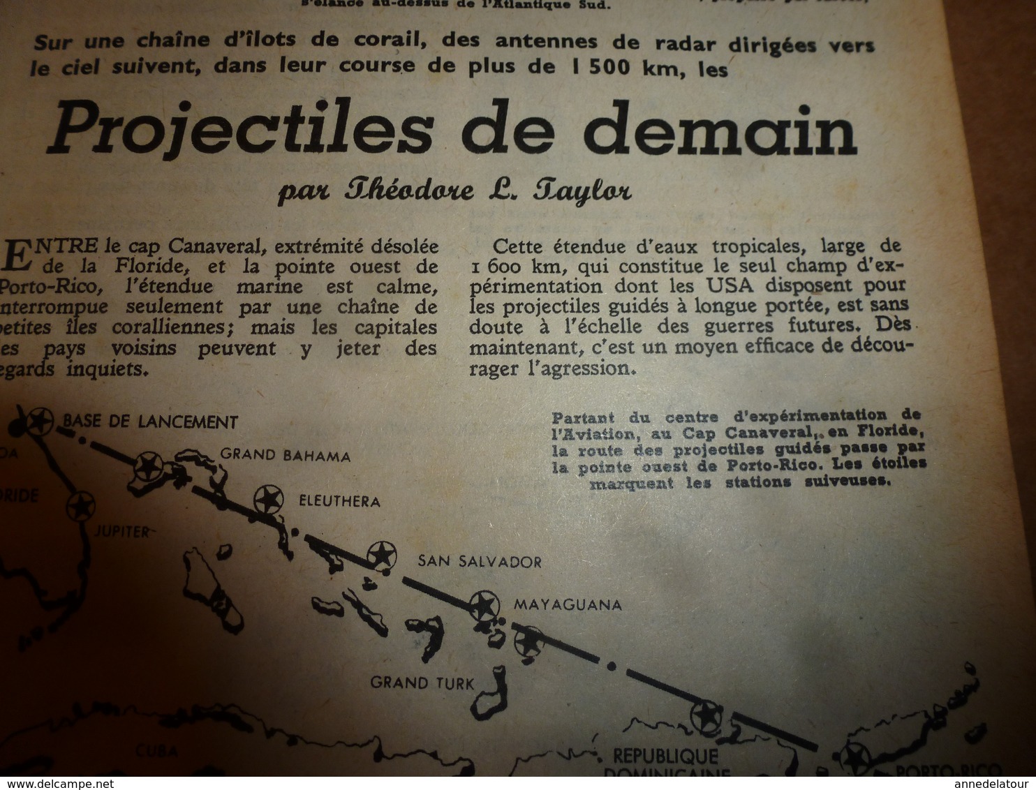 1952 MÉCANIQUE POPULAIRE: Projectiles De Demain; Faire Une Tente De Vacances Au Bord D'un Lac;Yachts De Course; Etc - Other & Unclassified