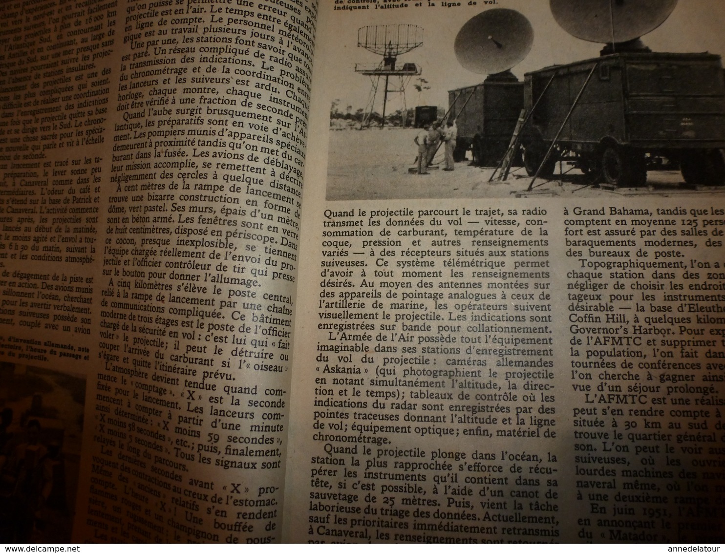 1952 MÉCANIQUE POPULAIRE: Projectiles De Demain; Faire Une Tente De Vacances Au Bord D'un Lac;Yachts De Course; Etc - Other & Unclassified