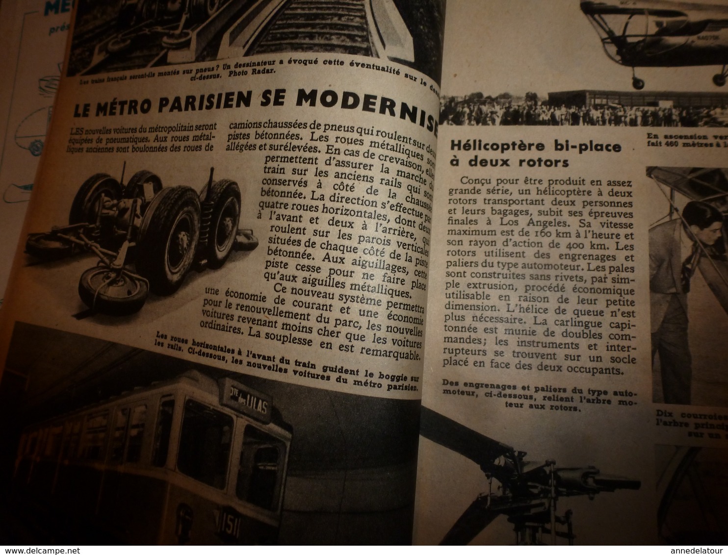 1952 MÉCANIQUE POPULAIRE: Projectiles de demain; Faire une tente de vacances au bord d'un lac;Yachts de course; etc