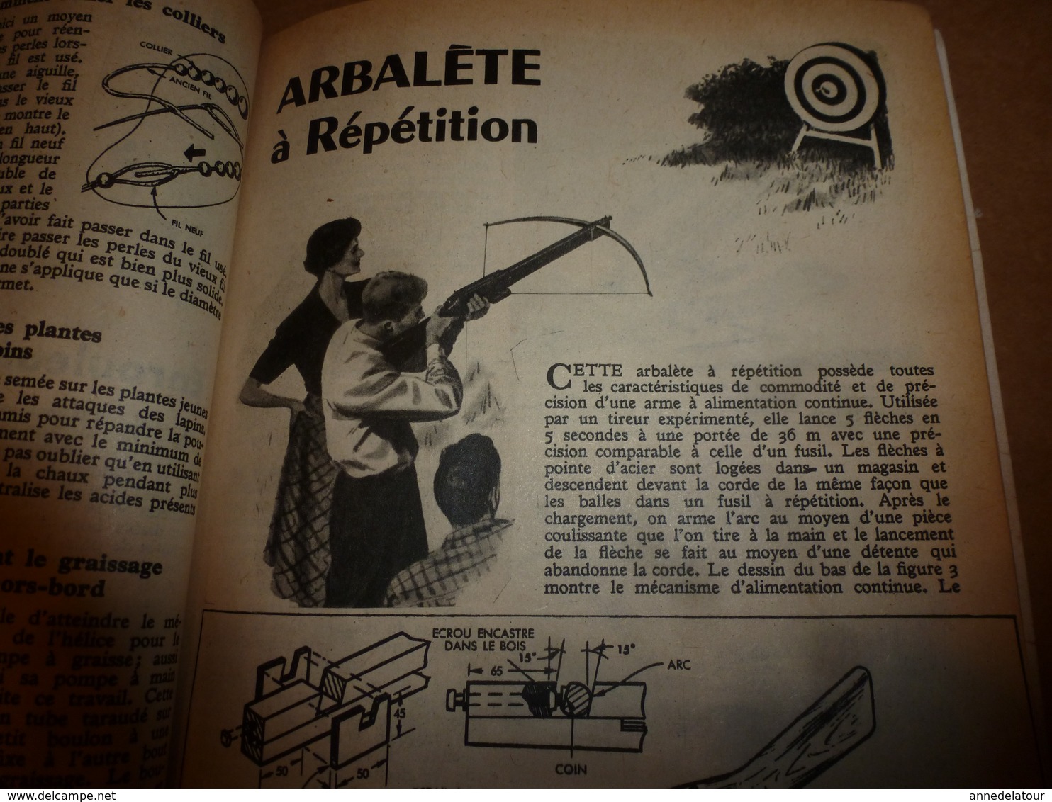 1952 MÉCANIQUE POPULAIRE: Projectiles de demain; Faire une tente de vacances au bord d'un lac;Yachts de course; etc