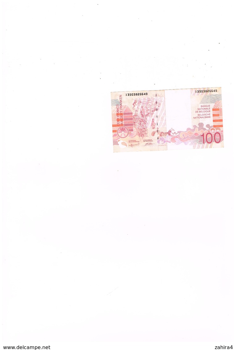 Nationale Bank Van Belgie - 100 - Cent Francs - 13903826649  - Ensor - 100 Franchi