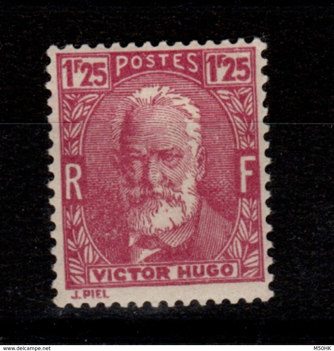 YV 293 N* Victor Hugo Cote 7 Eur - Neufs