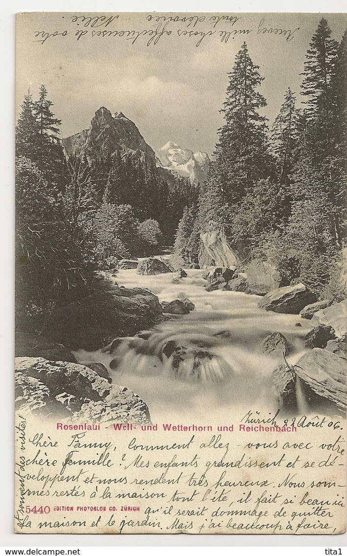 S7292 - Rosenlaui - Welt - Und Welterhorn  Und Reichenbach - Reichenbach Im Kandertal