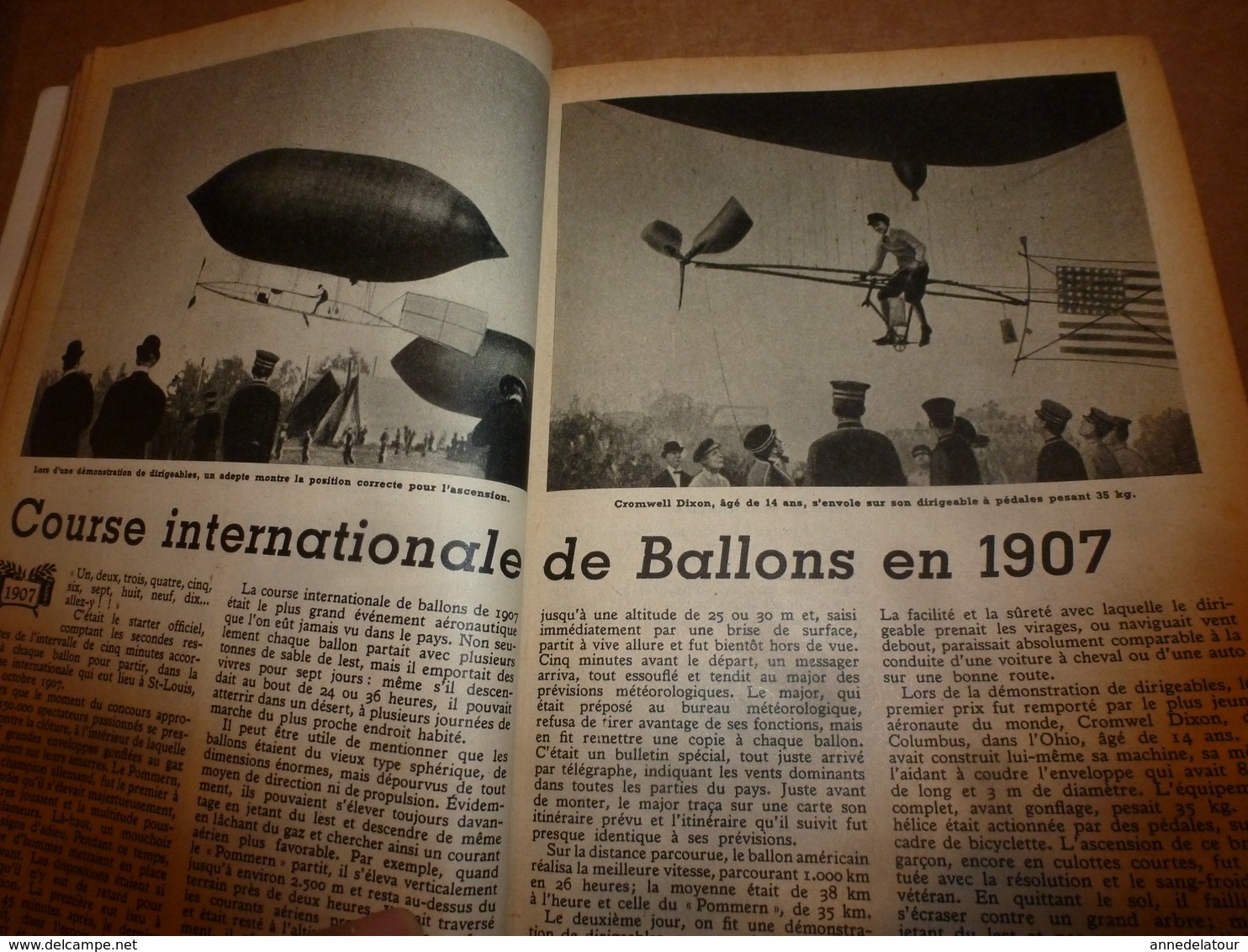 1952 MÉCANIQUE POPULAIRE: Basketball; Course internationale de ballons en 1907; Maisons en liège ; etc