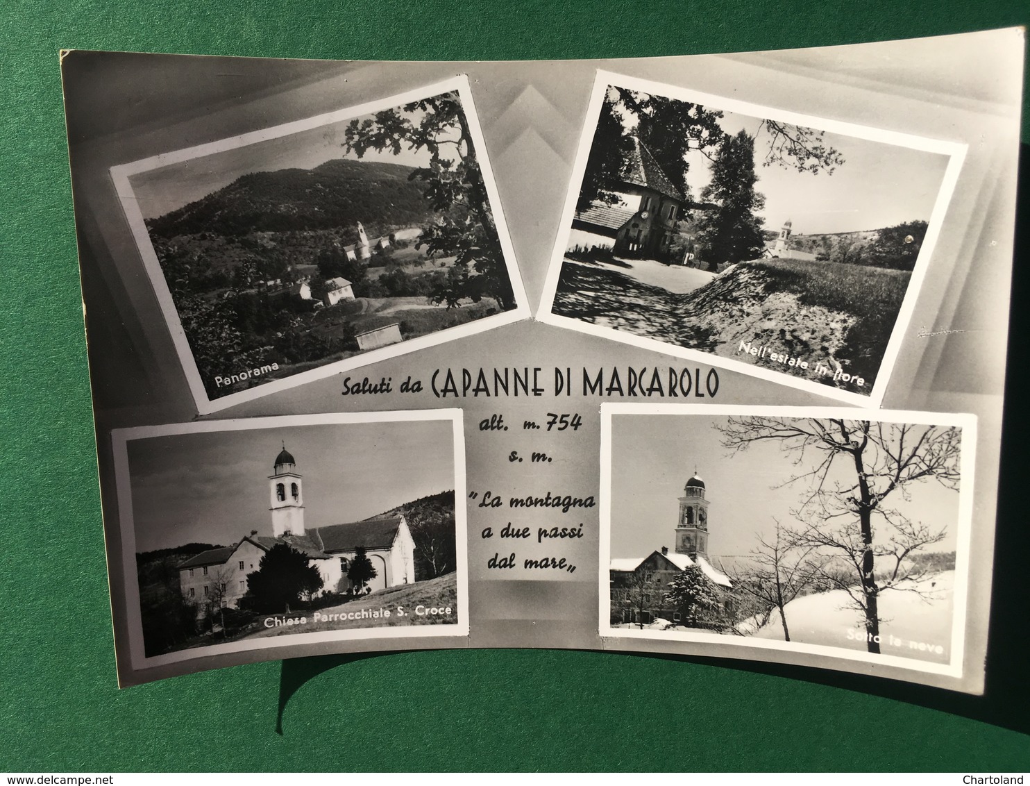 Cartolina Capanne Di Marcarolo - La Montagna A Due Passi Dal Mare- 1962 - Alessandria