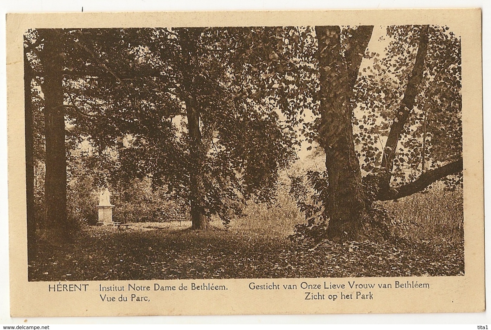 5 - Herent - Institut Notre Dame De Bethléem - Vue Du Parc - Herent