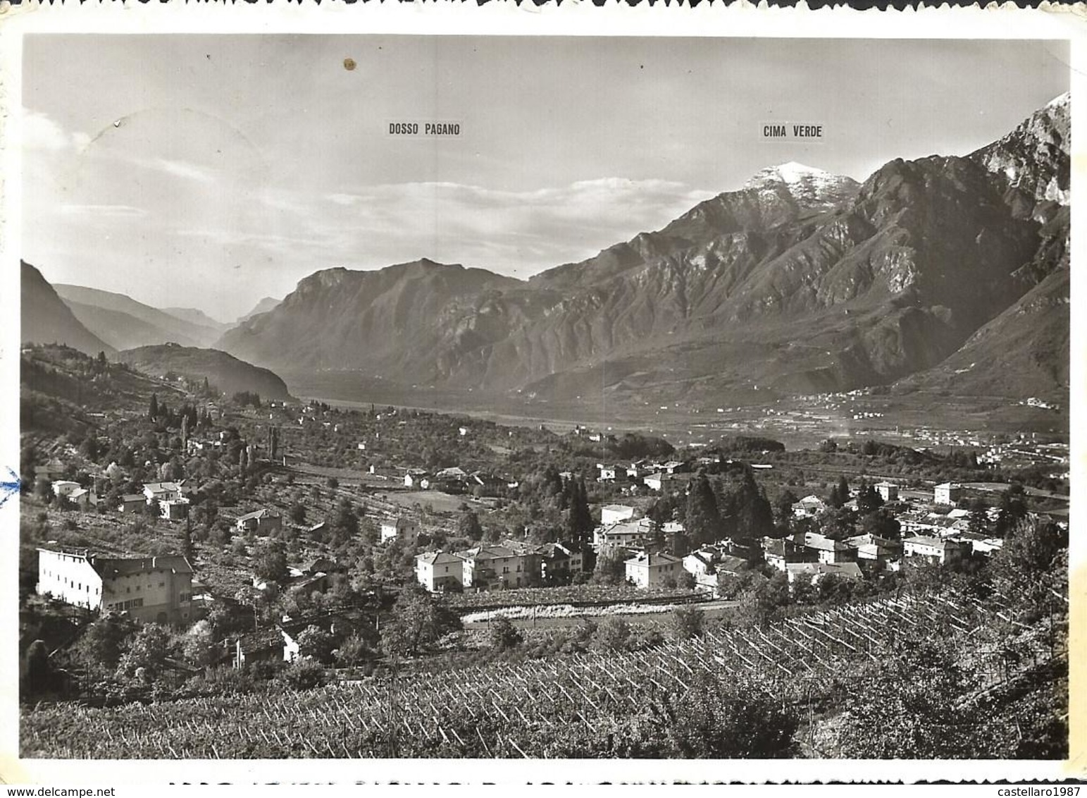 Povo M. 400 (Trento) - Panorama Verso Cima Verde M. 2103 (Bondone) - Altri & Non Classificati