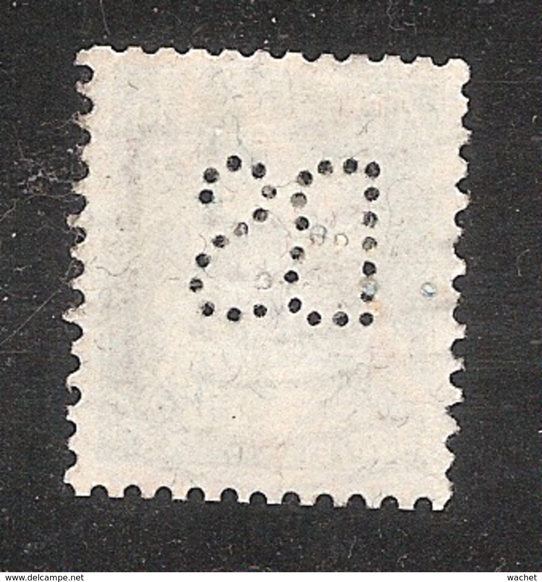 Perfin/perforé/lochung Switzerland No 169 1921-1924 - Hélvetie Assise Avec épée BS  Societe De Banque Suisse Genève - Perforadas