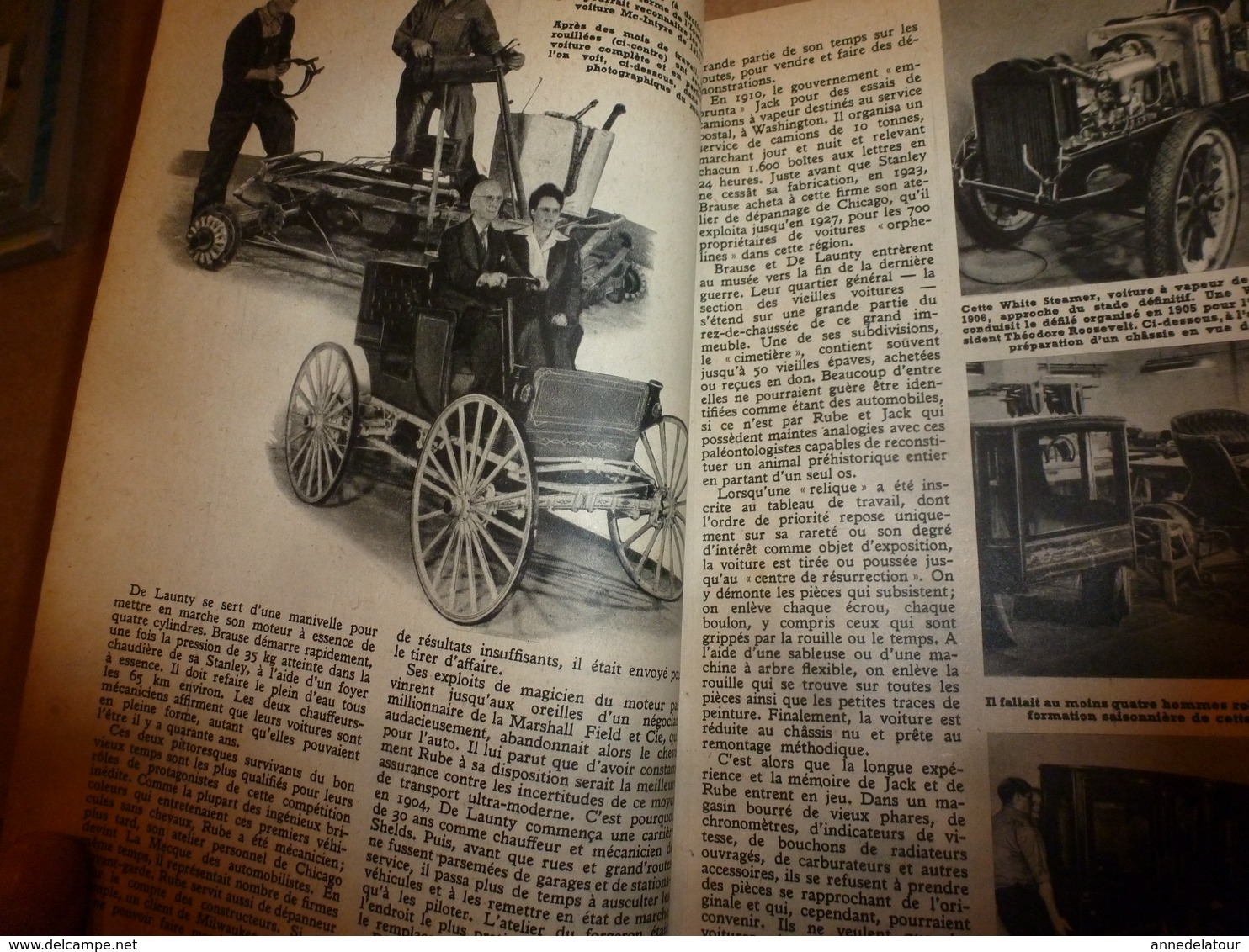 1952 MÉCANIQUE POPULAIRE: La course des voitures anciennes; Dressage des chiens a la canne à pêche; Tout carreler etc