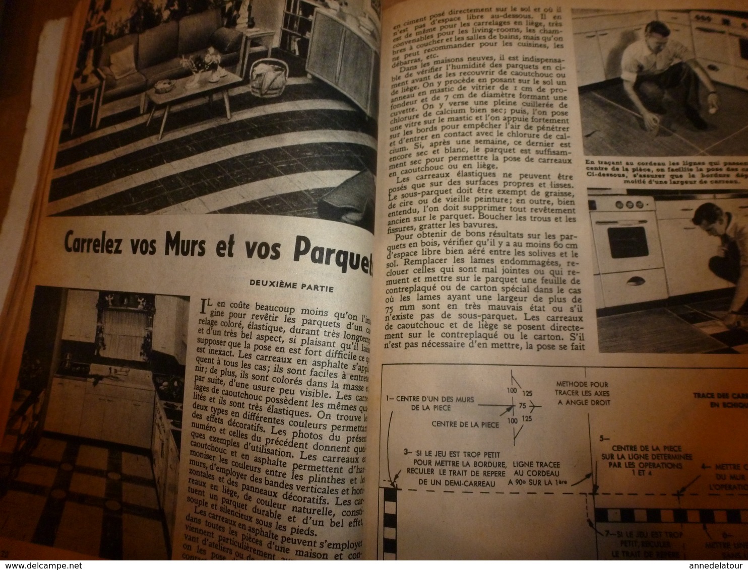 1952 MÉCANIQUE POPULAIRE: La course des voitures anciennes; Dressage des chiens a la canne à pêche; Tout carreler etc