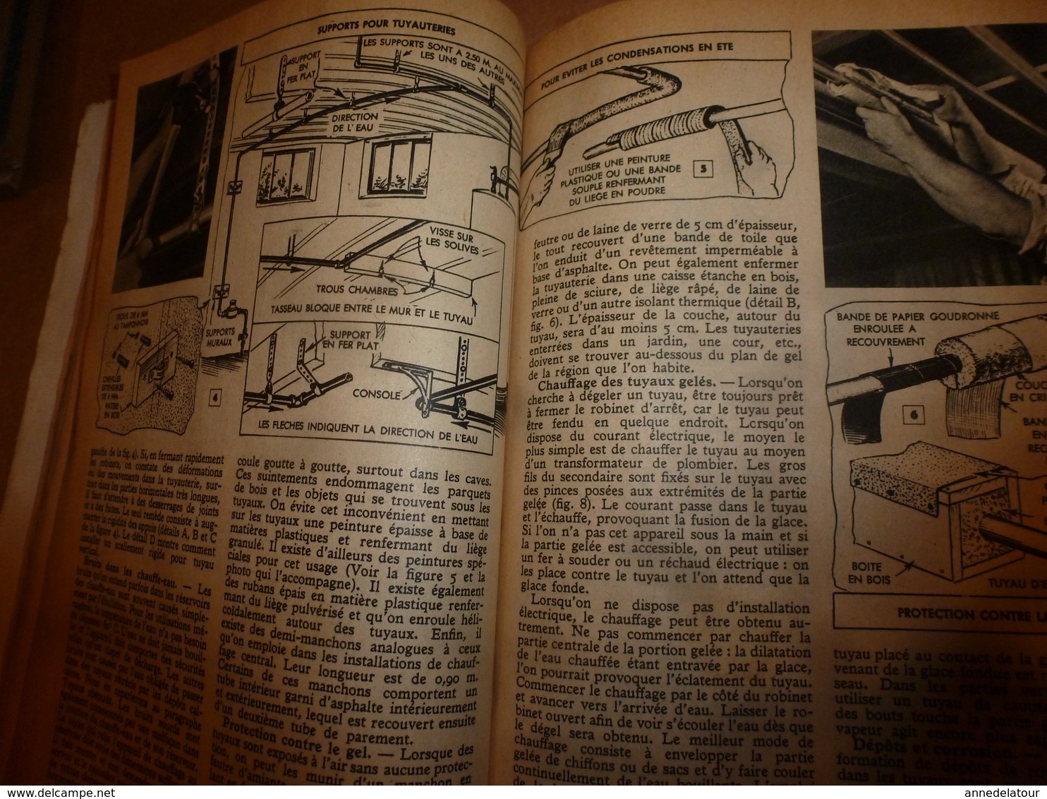 1952 MÉCANIQUE POPULAIRE: La course des voitures anciennes; Dressage des chiens a la canne à pêche; Tout carreler etc