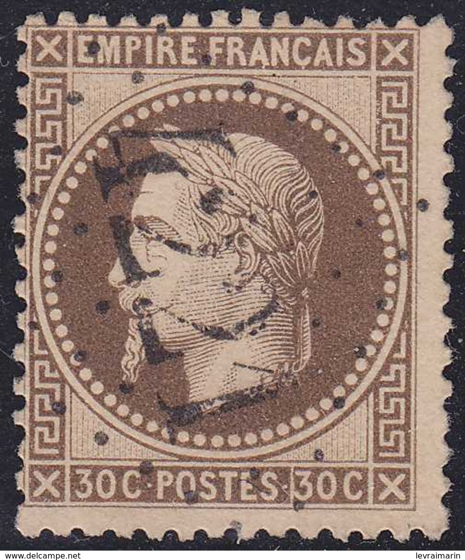 N°30 Oblitéré Gros Chiffres 4221 De Ville D'Avray (72), TB Et Assez Rare. - 1863-1870 Napoléon III. Laure