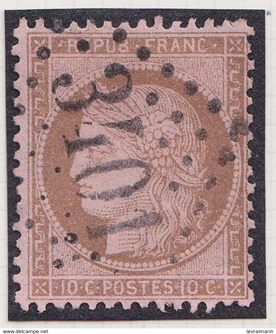N°58 Oblitéré GC 3401 De  La Seyne Sur Mer (78), TB. - 1871-1875 Cérès
